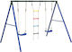 vidaXL Metal Double Swing 185x185x185cm Multicolour