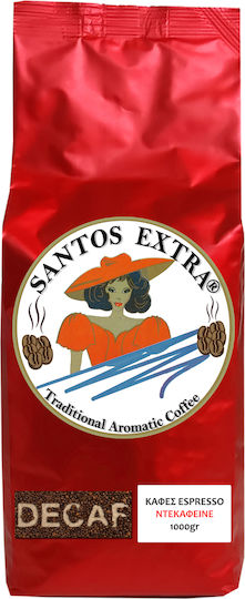 Santos Extra Santos Extra Espresso Entkoffeiniert Single Origin Arabica Kolumbien in Körner 1kg