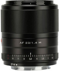 Viltrox Crop Φωτογραφικός Φακός AF 23mm F/1.4 M Wide Angle για Canon EF-M Mount Black