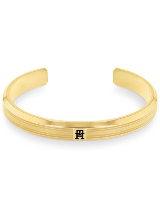 Tommy Hilfiger Bracelet Handcuffs made of Steel Gold Plated