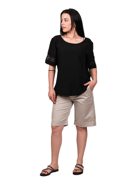 Women's Bermuda Shorts Gabardine Passager 67013...