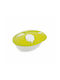 Plastic Lunch Box Green 23x18cm