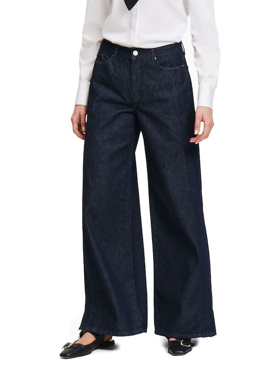 Karl Lagerfeld Women's Denim Trousers Dark Aged Denim