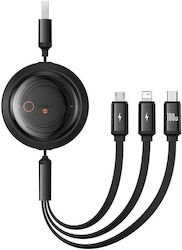 Baseus Free2draw USB to micro USB / Type-C / Lightning Cable 1.1m Baseus Free2draw USB to micro USB / Type-C / Lightning Cable 1.1m