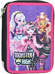 Gim Κασετίνα Διπλή Γεμάτη Monster High Gim Κασετίνα Διπλή Γεμάτη Monster High