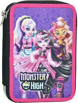 Gim Double Filled Monster High Pencil Case