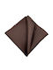 Braune Schokolade Einfarbige Taschentuch 26*26cm Saum L-047-h-24