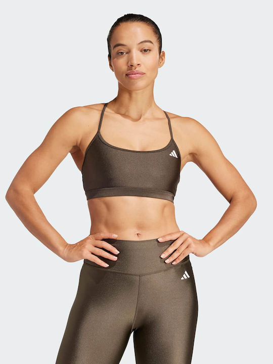 adidas Women's Sports Bra without Padding Brown