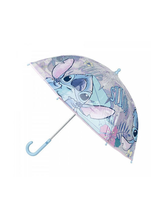 Cerda Kinder Regenschirm Gebogener Handgriff Flieder mit Durchmesser 71cm.