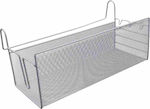 Metal Desk Organizer in White Color 36x13x16cm.