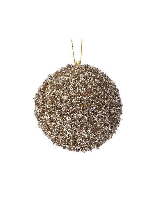 Champagne Glitter Foam Ball 6cm