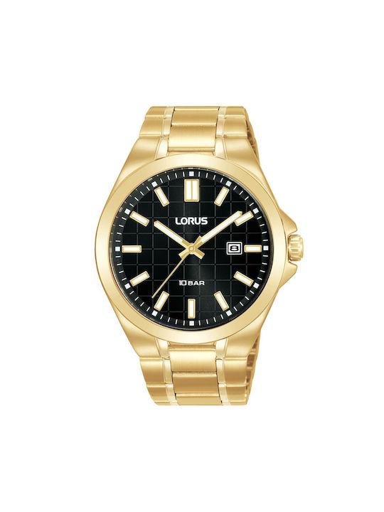 Lorus Watch Battery with Gold Metal Bracelet