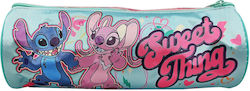 Цилиндричен несесер Stitch Girl 23x8см Stitch