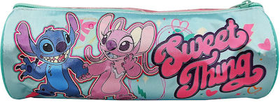 Barrel Pencil Case Stitch Girl 23x8cm Stitch