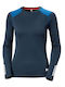Helly Hansen Bluza termica pentru femei cu maneci lungi Albastru