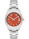 Beverly Hills Polo Club Men's Watch Battery with Silver Metal Bracelet