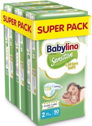 Babylino Scutece cu bandă adezivă Sensitive Nr. 2 pentru 3-6 kgkg 150buc