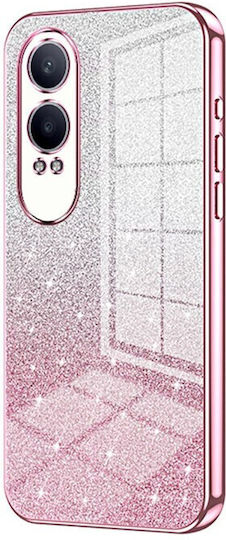 Gradient Glitter Umschlag Rückseite Silikon Rosa (OnePlus Nord CE)