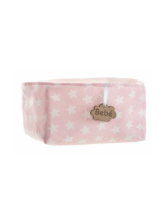 BigBuy Nursery Storage Basket Pink