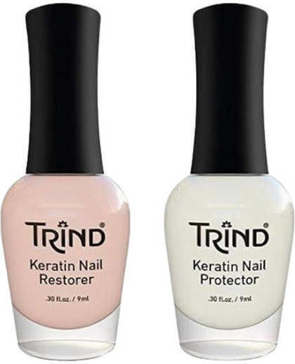 Trind Keratin Treatment Restorer & Protector Tratament cu Keratină 2x 9ml