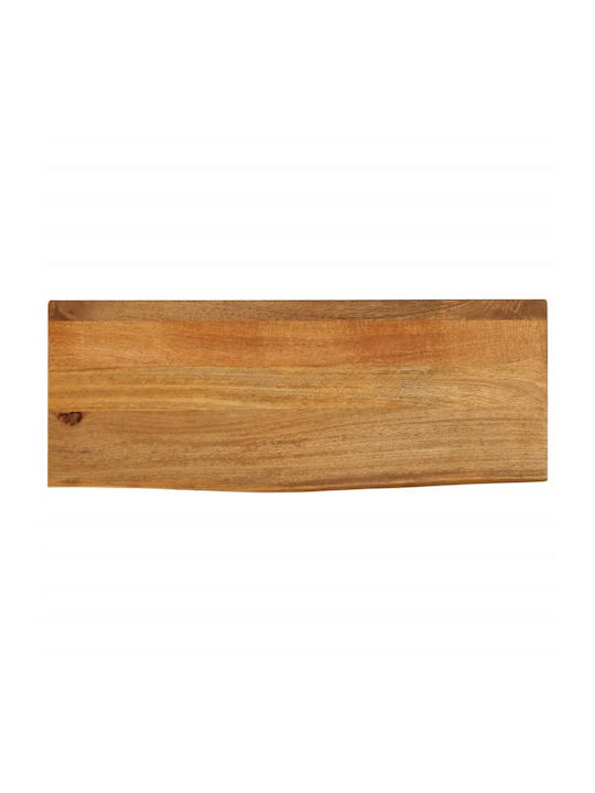 vidaXL Dreptunghiulară Suprafața mesei din Lemn Masiv Mango 90x20x2.5cm 370515 1buc