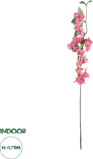 Künstlicher dekorativer Zweig Bougainvillea Rosa 79cm GloboStar