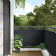 vidaXL Sonnensegel Gray auf Rolle mit PVC-Besch...