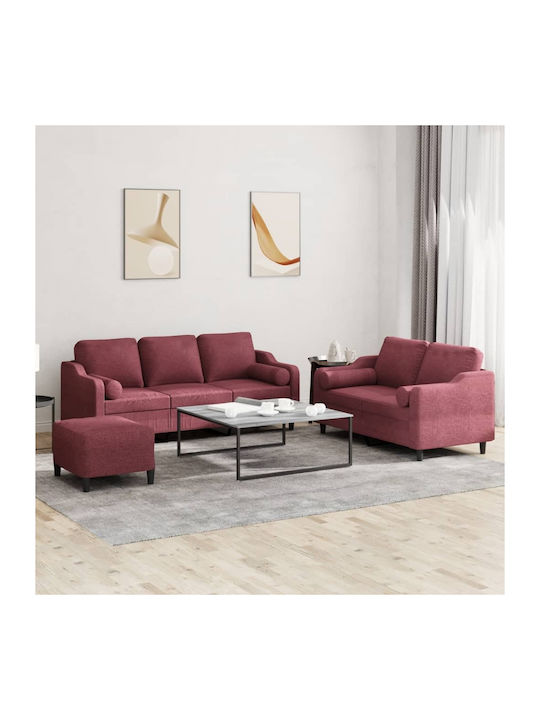 Σετ Σαλονιού 3-Sitzer & 2-Sitzer & Hocker