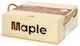 Wooden Blocks Maple Box Sk100