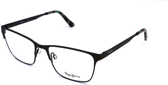 Pepe Jeans Männlich Metallisch Brillenrahmen Braun PJ1205-C2