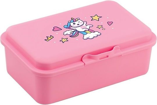 Δοχείο Φαγητού Πλαστικό Ροζ Unicorn 750ml 168x109 X62 Mm Papirus 98390