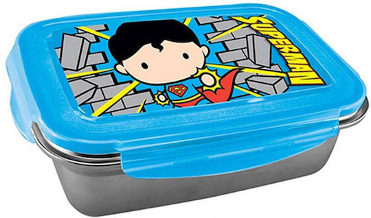 Stainless Steel Food Container Superman 800ml 246422 Graffiti