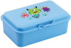 Plastic Food Container Blue Monsters 750ml 168x109x62mm Papirus 98391 Plastic Food Container Blue Monsters 750ml 168x109x62mm Papirus 98391