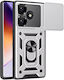 Bodycell Slide Back Cover Σιλικόνης Ασημί (Xiao...