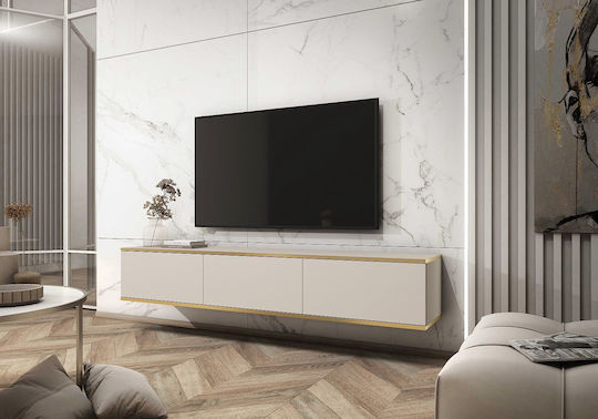 TV-Ständer Beige M175xP32xH30cm