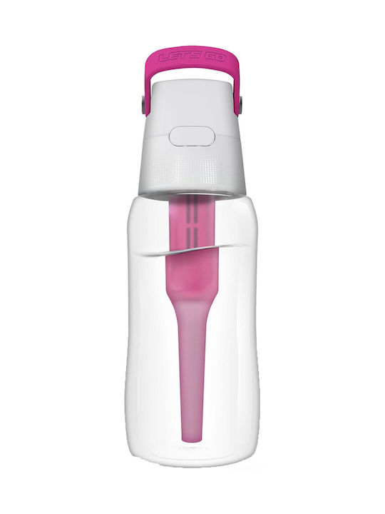Sticlă de filtrare Dafi Solid 500 Ml roz + 2 fi...