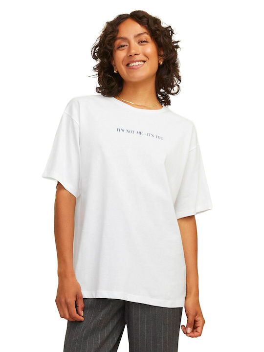 Jack & Jones Damen T-shirt White