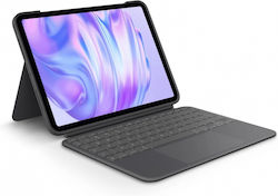 Logitech Combo Touch Flip Cover (iPad Pro 11) Γκρι