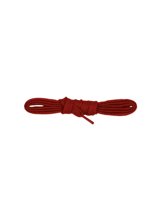 Bergal Laces Flat 150cm Red Shoelaces Flat 150 Centimeters No Untying Color Red