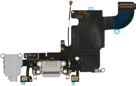 Apple Καλωδιοταινία με Θύρα Φόρτισης σε Γκρι χρώμα για iPhone 6S