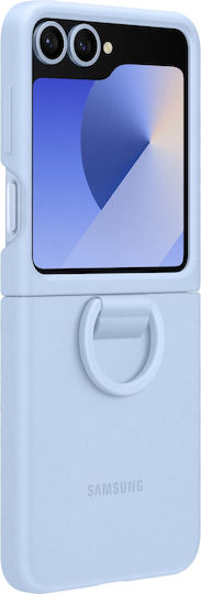 Samsung Umschlag Rückseite Silikon Blau (Galaxy Z Flip6)