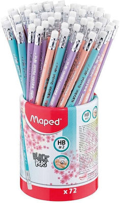 Μολύβι Pastel Peps Hb Γόμα 851769 Maped 3154148517306 Nibs Mωb