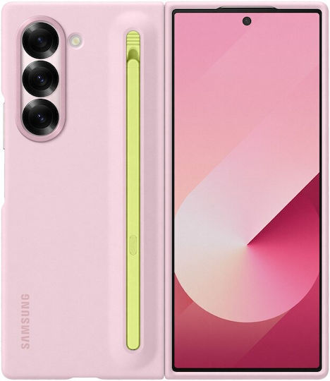 Samsung Back Cover Σιλικόνης Ροζ (Samsung Galaxy Fold6)