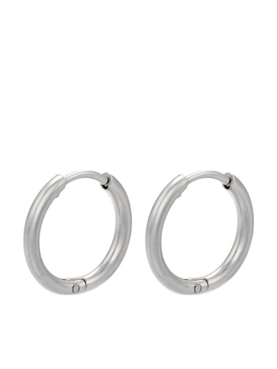 Callajewels Σκουλαρίκια Κρίκοι από Ατσάλι