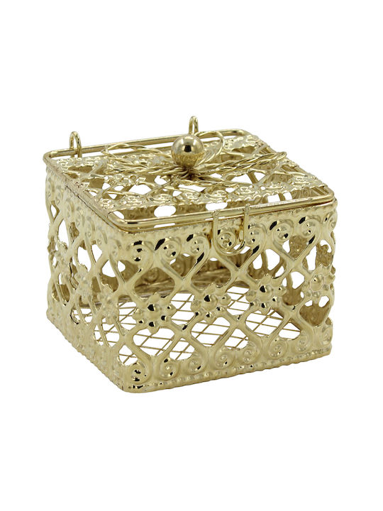 Keskor Cutie Decorativă Metalic 5.5x5.5x5cm