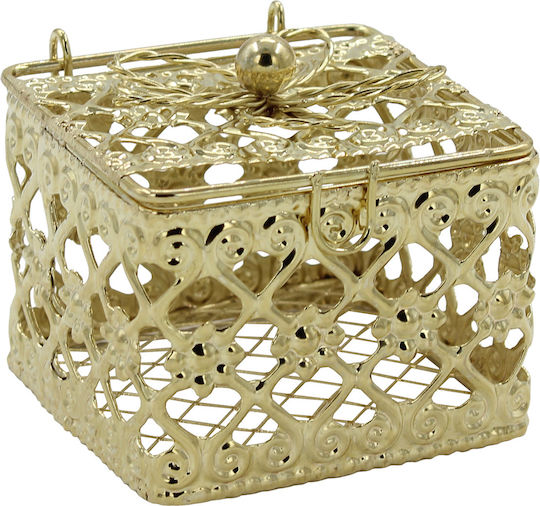 Keskor Dekorative Box Metallisch 5.5x5.5x5cm