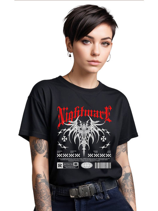 T-Shirt Nightmare Popkultur Schwarz