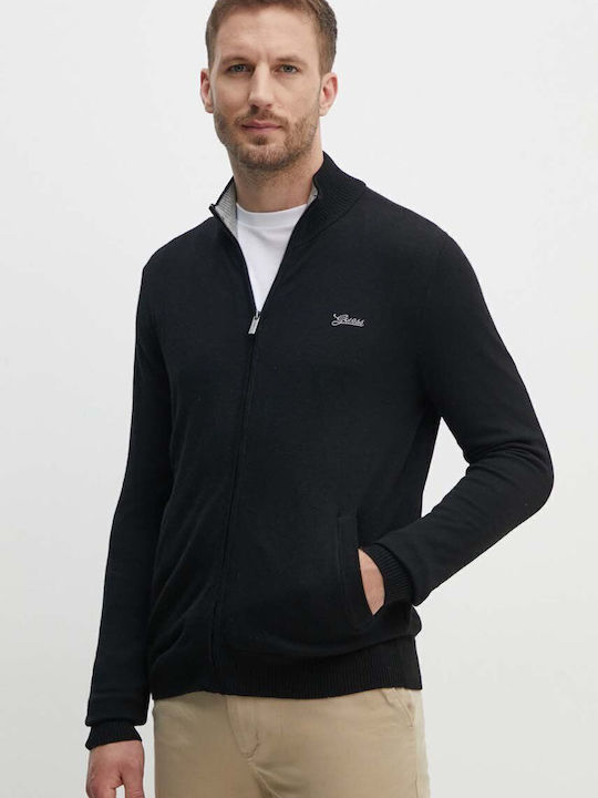 Men's Knitted Cardigan Black