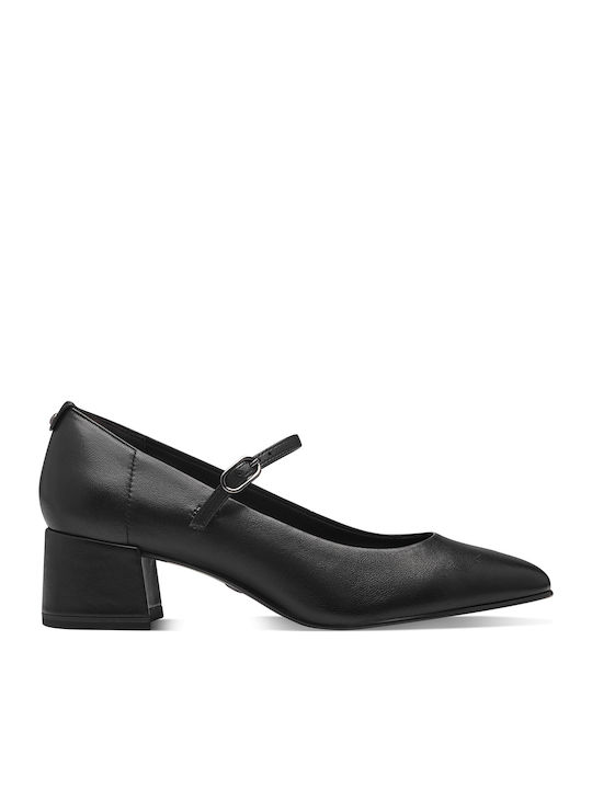 Pantofi cu toc cu Curea Negre