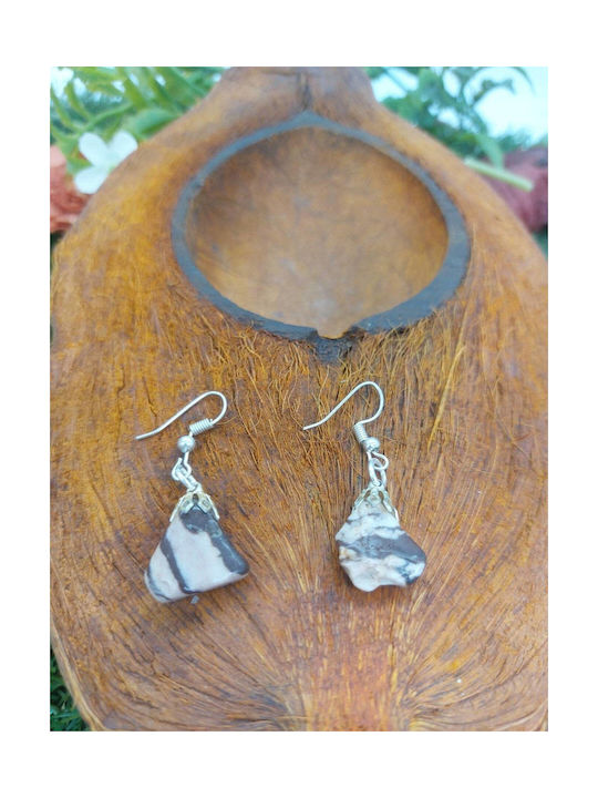 Jasper Zebra Earrings